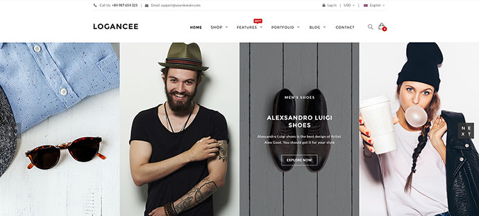 Ecommerce PSD Website Templates