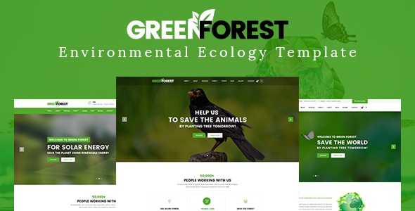 Environmental HTML Website Templates