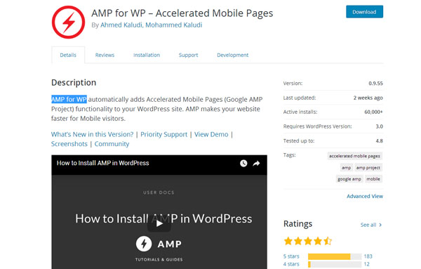 AMP WordPress Plugins