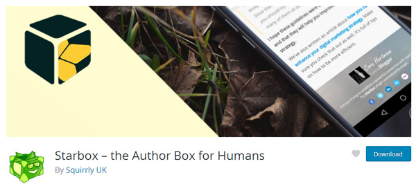  author boxWordPress plugin