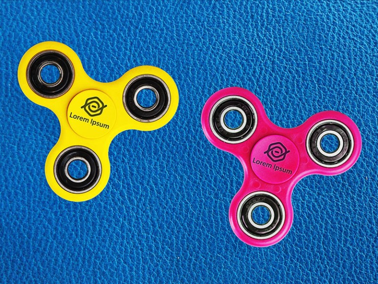 Free fidget spinner mockup