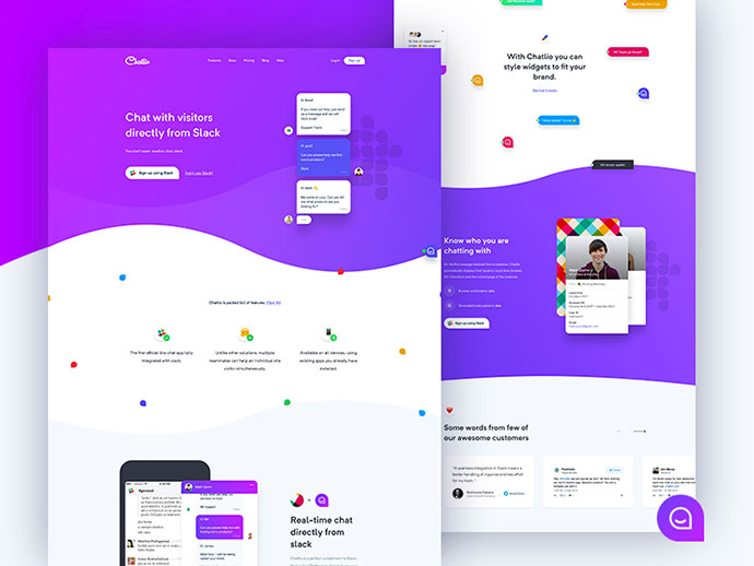 20 Beautiful Landing Pages Designs with Stunning Color Gradients ...