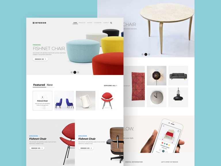 Template Website Furniture Gratis #1