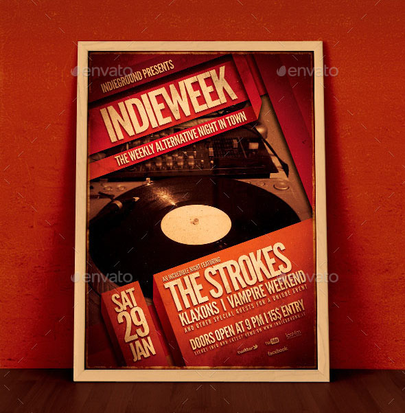 Indie Music Flyer Templates