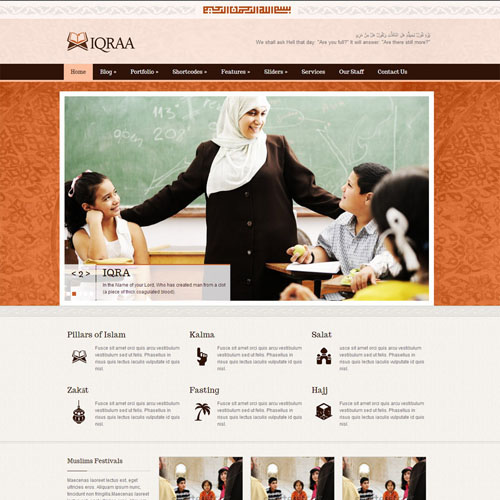 Islamic Center Wordpress Themes