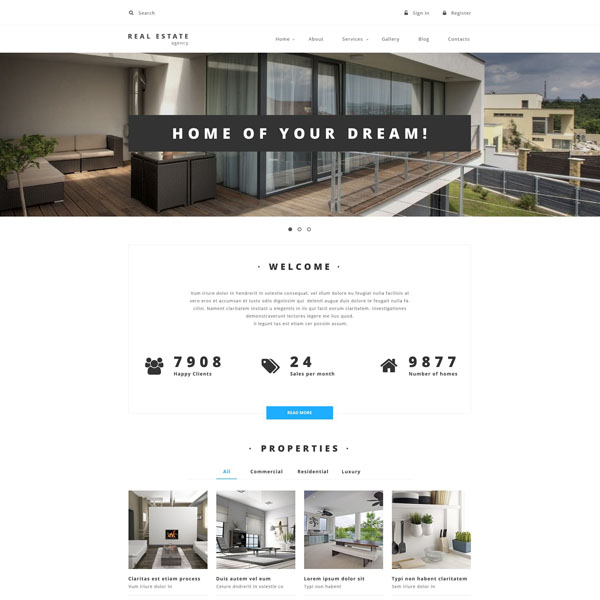 Property Provider Drupal Template