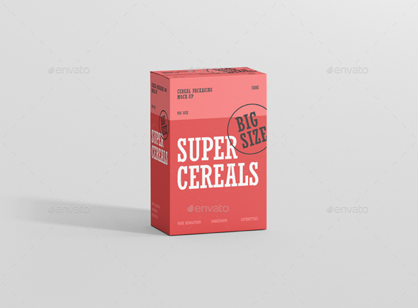 Download 5 Cereal Box Mockup Templates For Packaging Presentation Smashfreakz PSD Mockup Templates