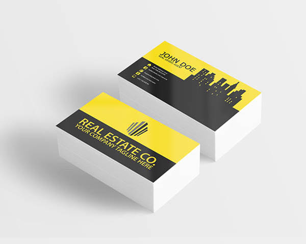 Real Estate Business Card Design