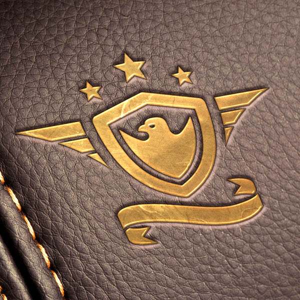 Free Leather Logo Mockup