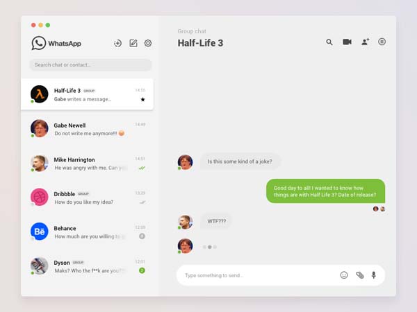 20 Direct Messaging UI Designs for Inspiration - Smashfreakz